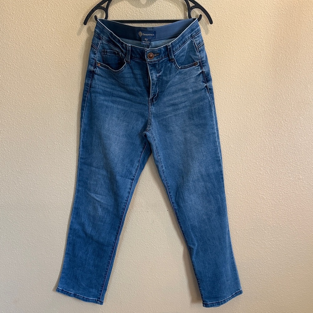 Democracy Straight Ankle Jeans